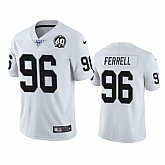 Nike Raiders 96 Clelin Ferrell White 100th And 60th Anniversary Vapor Untouchable Limited Jersey Dzhi,baseball caps,new era cap wholesale,wholesale hats
